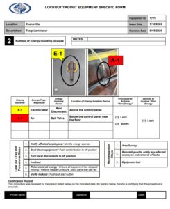 Control of Hazardous Energy | PSC Industries, Inc.